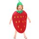 thumbnail image 1 of Disfraz infantil con diseño de frutas y verduras, creativo y divertido, para cosplay, fiesta infantil, desfile de moda (forma de fresa)., 1 of 6