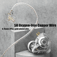 thumbnail image 2 of 2X Pro Auriculares Intrauditivos Hifi Auriculares Estéreo Bajos con Cable Desmontable Auriculares Deportivos con Cancelación de Ruido Sin Micrófono-e, 2 of 5