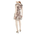 thumbnail image 2 of Bar III Womens Chiffon Zebra Print Mini Dress, 2 of 4