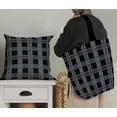 thumbnail image 5 of Soimoi Black Rayon Fabric Check Check Decor Fabric Printed Yard 56 Inch Wide, 5 of 5
