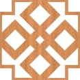 thumbnail image 4 of Ekena Millwork 11 3/8"W x 11 3/8"H x 1/4"T Small Blendon Decorative Fretwork Wood Wall Panels, Cherry, 4 of 6
