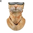 thumbnail image 1 of Wbxfbo Foulard Imprimée 3D Masque Facial Triangle Oreille Suspendue Cyclisme Sports Randonnée Runni, 1 of 7