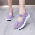 thumbnail image 6 of CAIXAI Orthopedic Shoes for Women Adjustable Upper Sneakers Women Classic Walking Anti-Skid Wide Walking Shoes for Women Knit Upper Embroidery Mary Jane Flats Women Hands-Free Go Walk Shoes, 6 of 8