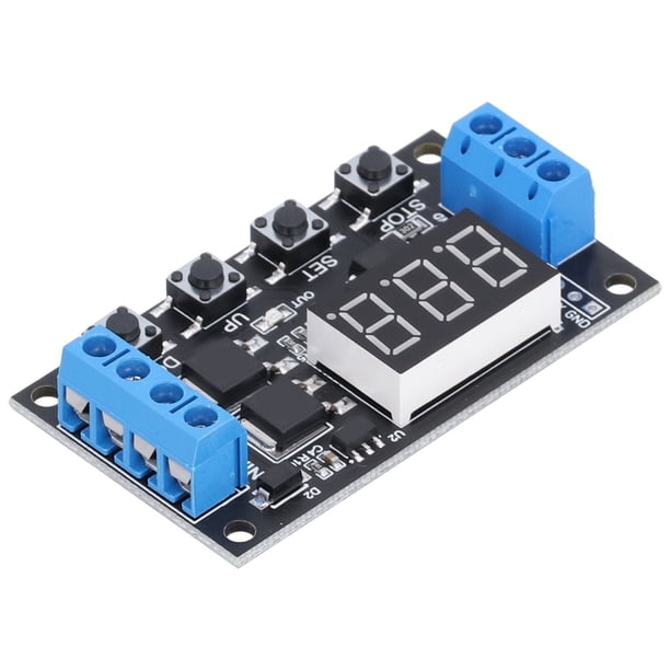 Tablero de relés diseño de ahorro automático Interruptor temporizador Función de parada de emergencia con un botón Operación de amplio voltaje para control industrial para ANGGREK Otros