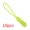 Fluorescent green, variant on Zipper Pull Rope Down Jacket Pendant Bag Zipper Accessories Tail Rope,White dot and black