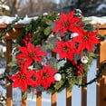 thumbnail image 4 of Clearance Under $2 Red Christmas Candle Holder Ring with Holly Leaves – Festive Wreath for Candles and Holiday Centerpieces, 4 of 5