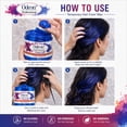 thumbnail image 7 of Odeon Professional Temporary Hair Color Wax – Blue Styling Wax for Men & Women, Washable Hair Dye, No Ammonia No Peroxide, Instant Color & Styling Hold, 4.23 oz (120 g), 7 of 7
