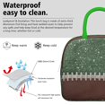 thumbnail image 3 of Womens Green and Brown Football Stitch Pattern Lunch Box for Work,Insulated Lunch Bag for Women,Loncheras Para Mujer,Leakproof Adult Lunch Bag for Work,Beach,Travel,Picnic,Camping, 3 of 7