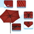 thumbnail image 5 of BONOSUKI  7.5-foot Waterproof Sunshade Canopy Patio Umbrella Spanish Red, 5 of 5