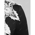 thumbnail image 4 of Vestido Talla Extra Encaje Ahuecado y Cordones Rosegal Vestidos casuales de talla grande, 4 of 5