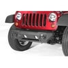 Rugged Ridge by RealTruck All Terrain Bumper Stubby End Kit | Textured Black, Steel | 11542.23 | Compatible with All Terrain Bumpers from Rugged Ridge by RealTruck