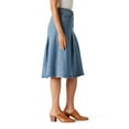 thumbnail image 3 of Levi Strauss Signature Women's and Women's Plus Vintage Pleated Skirt, Sizes 0-26, 3 of 7