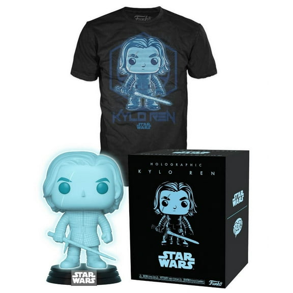 Funko POP! Star Wars Collectors Box: Kylo Ren Holographic POP! & Tee - XL