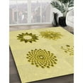 thumbnail image 3 of Ahgly Company Tapis d'Intérieur Lavables en Machine, Rectangle Transitionnel Or Orange, 7' x 10', 3 of 7