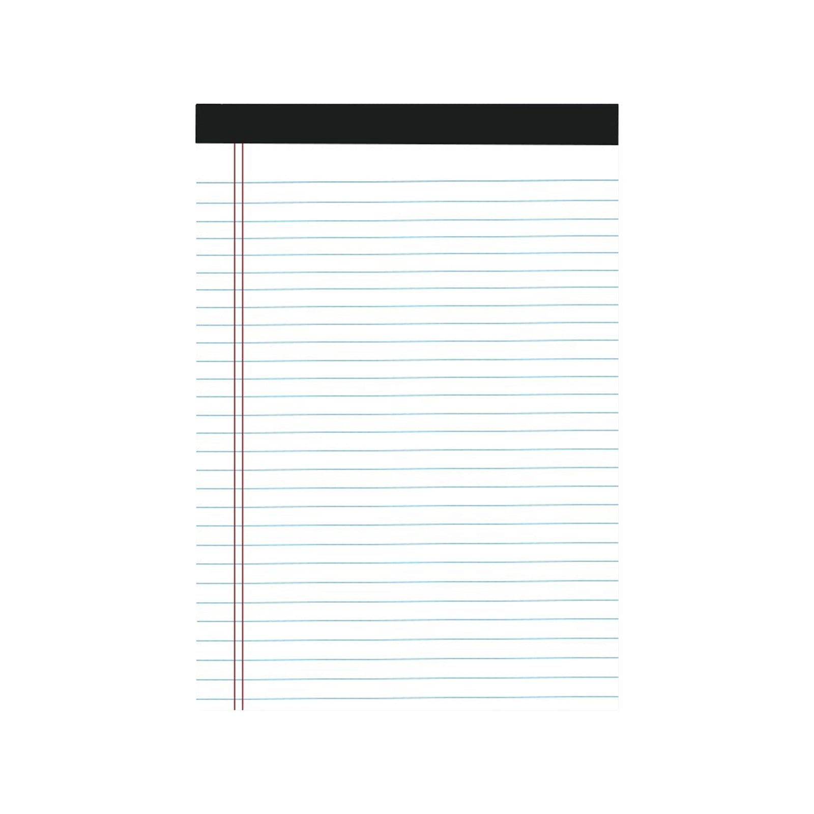 A4 Paper Notebook with Horizontal Ruled Lines | Tearable Planner Notepad | 4-Pack White Yellow Blue Pink Purple Green | 100 Pages | Durable Flip Binding | Memo Journal Organizer