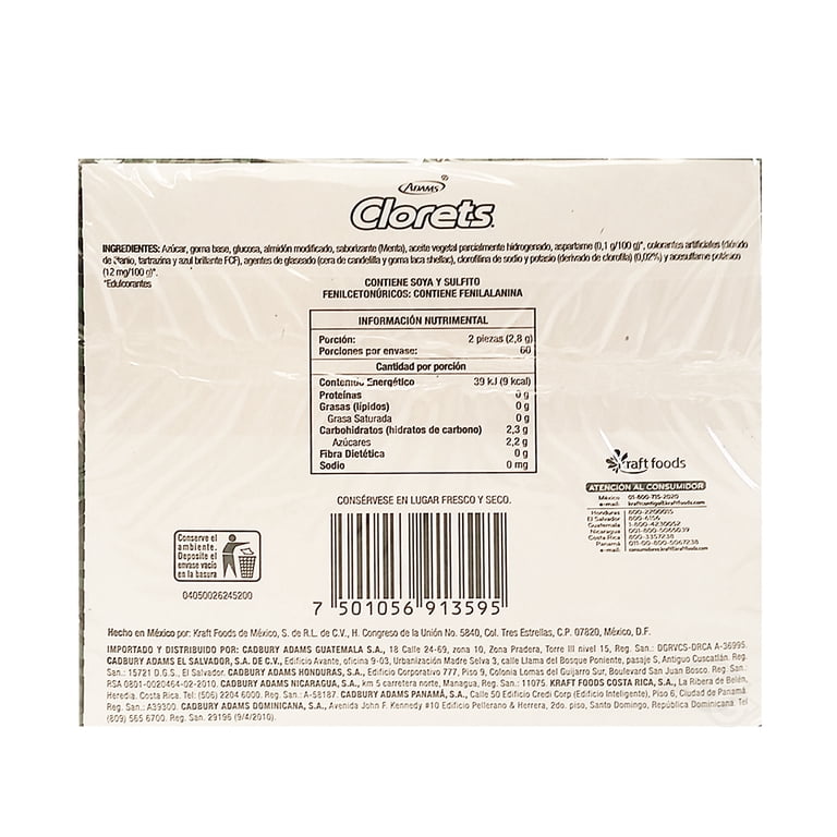 Clorets Clorets Mini Mints Breath Freshening Mouth Freshener Original Mint