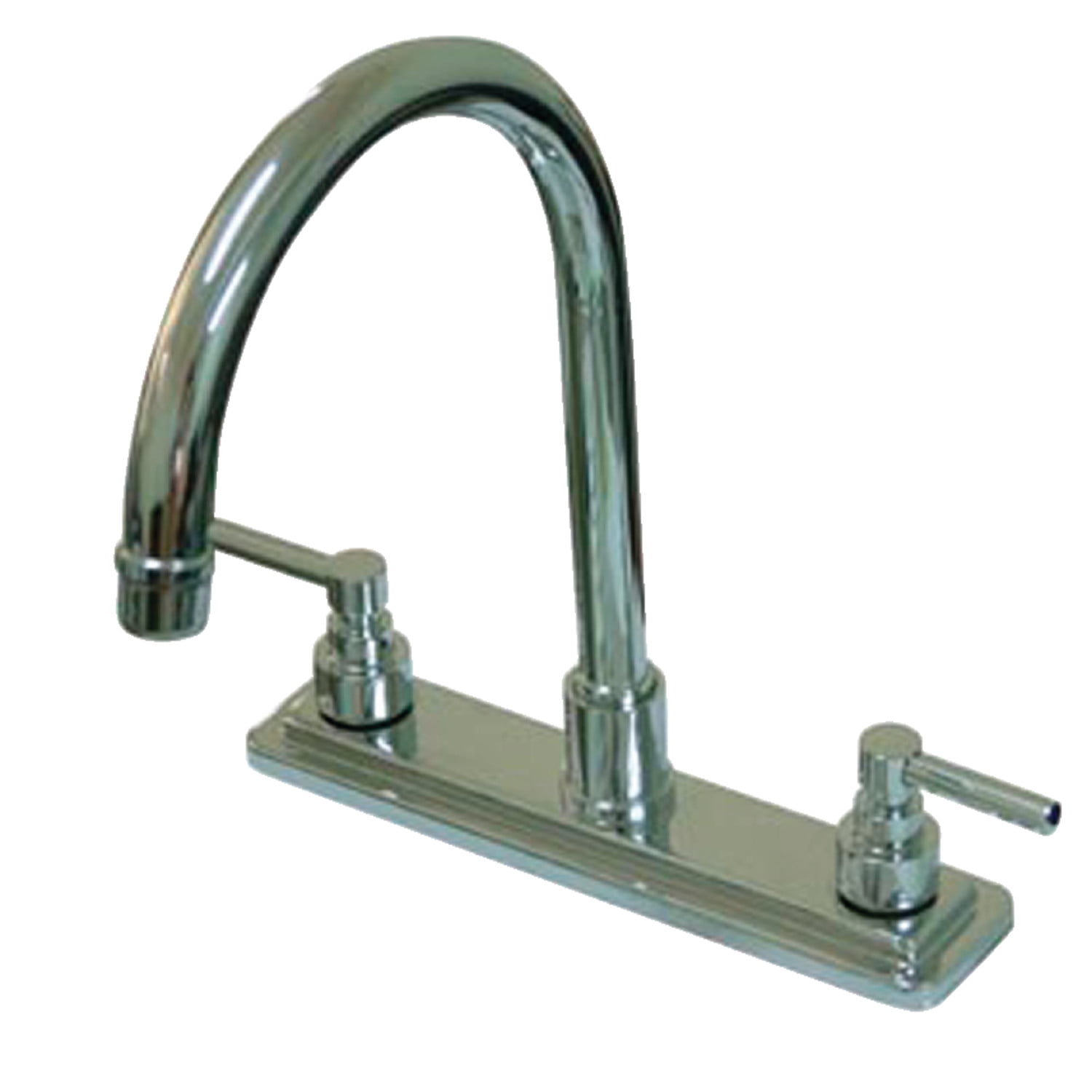 Kingston Brass KS8791ELLS Elinvar 8-Inch Centerset Kitchen Faucet Polished Chrome