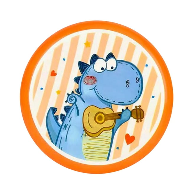 de dibujos animados, juego de actividades al aire libre, platillo de disco de esporación exterior, suave dinosaurio ukelele Cola platillo