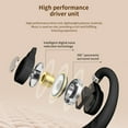 thumbnail image 4 of Bluetooth Earbuds, Hwkond 5.3 Bluetooth High Power And High Sound Quality Stereo Ear Hanging Bluetooth Wireless Earphones, Black, Up to 60% Off, 4 of 9