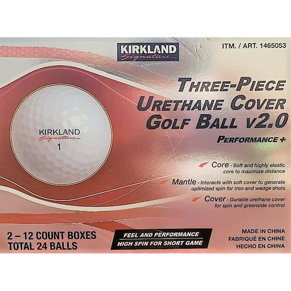 KS 3piece Urethane Cover Golf Ball V2.0 Performance +, 2dozen