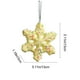 thumbnail image 3 of Colgante De Espuma Adornos navideños colgantes de espuma amarilla para árbol de Navidad, 13x13x3cm, para decoración de fiestas navideñas (1 unidad) Rkxzt, 3 of 7