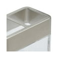 thumbnail image 4 of Better Homes & Gardens Metal and Glass Toothbrush Holder, Clear with Silver Accent, 4 of 8