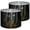 Color 3, variant on Gothic Linen Drum Lampshades Bats Under Full Moon Dark Misty Sky creepy 13"x13"x10" Light Shade for Table Lamps Floor Lamp Shades Lampshade Replacement Assembly Required