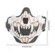 thumbnail image 4 of Facos Máscara Protectora Cosplay Airsoft Mask Multipureze Correa Ajustable Atendable Remallable Halloween La Fiesta Terror, 4 of 9
