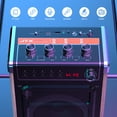 thumbnail image 6 of FanFun Karaoke Machine with 2 Wireless Microphones, Portable Bass/Treble Bluetooth Speaker with LED Light, Support TWS, AUX in, FM, REC, 6 of 9