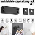 thumbnail image 4 of Retractable Clothesline Outdoor 2 Lines Clothesline (Black) Retractable Indoor Adjustable Clothesline Retractable Dryer Line Retractable Clothesline Wire 4.2m Retractable Clothesline, 4 of 5