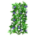 thumbnail image 1 of Pantalla de privacidad de valla extensible, seto de hiedra artificial, panel de flores sintética para jardín interior al, 1 of 8