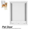 thumbnail image 1 of Puerta Grande Para Mascotas Para Perros Grandes, Fácil Instalación, Puerta Para Perros Montada En La Pared Con De Cierre Automático, Panel De Bloqueo Desmontable Para Entrada, 1 of 7