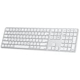 thumbnail image 1 of Teclado Bluetooth OMOTON compatible con Mac Silver, 1 of 9