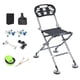 thumbnail image 1 of Silla de pesca, silla portátil, patas retráctiles, asiento de camping transpirable, taburete de picnic para patio, viajes, pesca, senderismo, conciertos Estilo C, 1 of 8