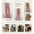 thumbnail image 6 of PRETTYGARDEN Womens Wide Leg Dress Pants Business Casual Flowy Work Palazzo Pants High Waisted Slacks Trousers, 6 of 9