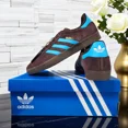 thumbnail image 3 of Adi - das Originals Gazelle Shadow Brown Blue Gum JH5392 Men's Size New, 3 of 6