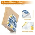 thumbnail image 5 of Yayeee Napkin Holder for Table Kitchen Paper Tissue Organization, Light Lemon, 5 of 8