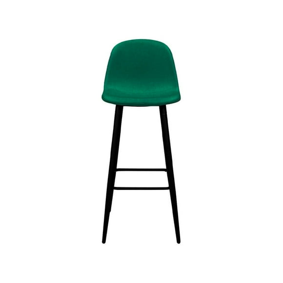 Elegante Banco De Cocina Barra Silla Con Respaldo Alto