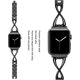 thumbnail image 3 of Heyteabands Compatible With Apple Watch Band 38mm 40mm 41mm 42mm 44mm 45mm Iwatch Se Series 7/6/5/4/3/2/1 Women Dressy Jewelry Stainless Steel Accesso, 3 of 5