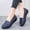 Blue, variant on Daolelai Women's Fashion Leather Mom Shoes Toe Shoes Solid Color Comfortable Non- Casual Shoes