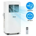 thumbnail image 4 of Ktaxon 5100 BTU (8000 BTU ASHRAE) Portable Air Conditioner & Dehumidifier Function Remote W/ Window Kit,White, 4 of 12