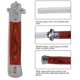 thumbnail image 2 of Combs, Foldable Pocket Comb, Switchblade Spring Folding Push Button Bag, Comb, Oil Hair Styling, Automatic Push Button Brush For Men And Women, 2 of 5