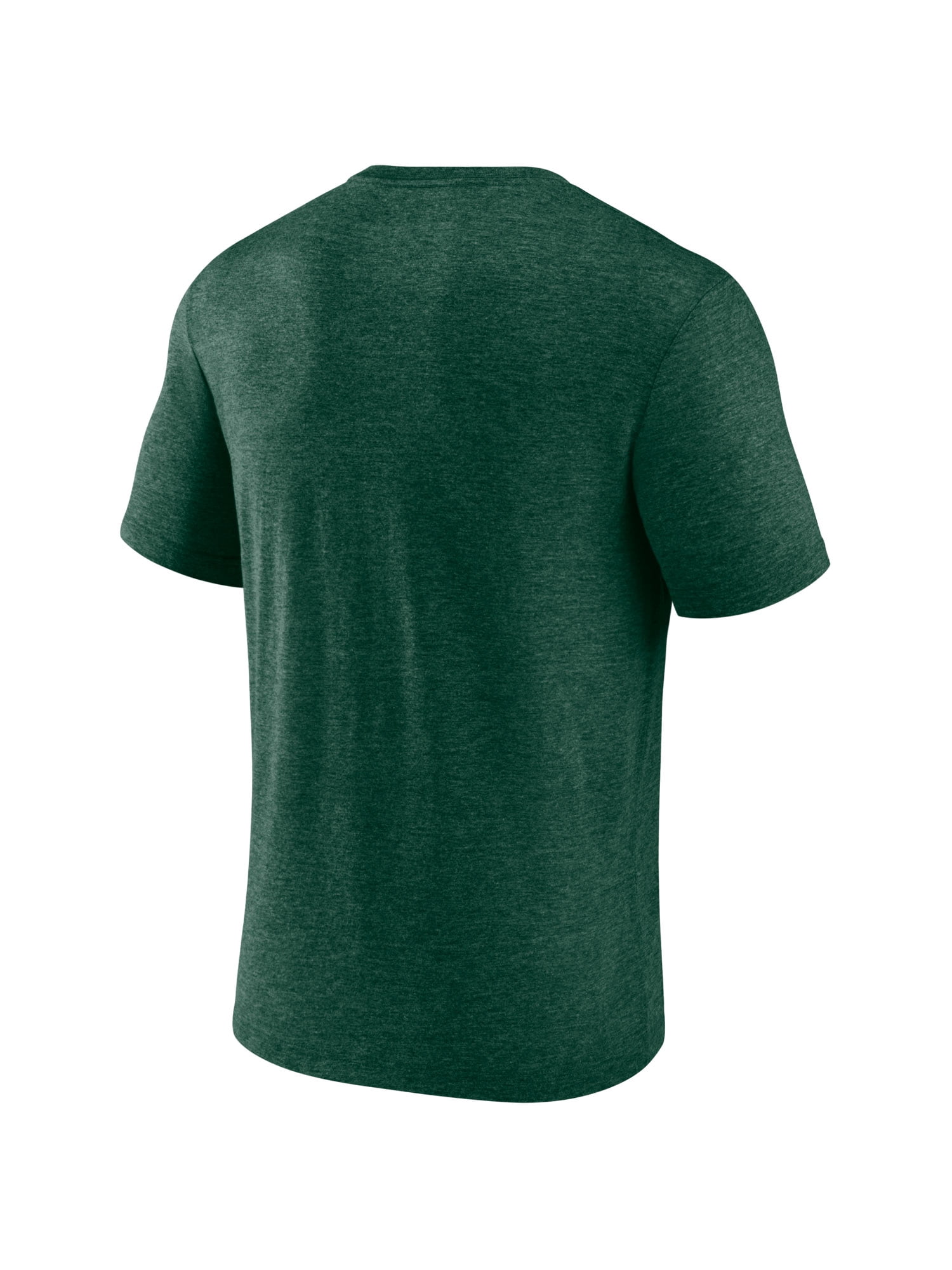 NFL Green Bay Packers Men's Synthetic Green Heather Short Sleeve T-Shirt