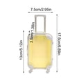 thumbnail image 3 of DPTALR Small Transparent Suitcase Simulation Puzzle Simulation Storage Mini Travel, 3 of 6