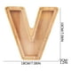 thumbnail image 3 of Hucha de madera personalizada con nombre y veintiséis letras en inglés., 3 of 5