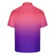 thumbnail image 5 of Camisa Casual de Impresión de Gradiente de los Hombres, Top de Solapa de Manga Corta en Tela de Malla Ligera para el Aire Libre Y el Ocio, Blusa de Suéter Elegante, 5 of 9