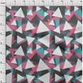 thumbnail image 4 of oneOone Polyester Spandex Pink Fabric Geometric Craft Projects Decor Fabric Printed By The Yard 56 Inch Wide-7Q, 4 of 5