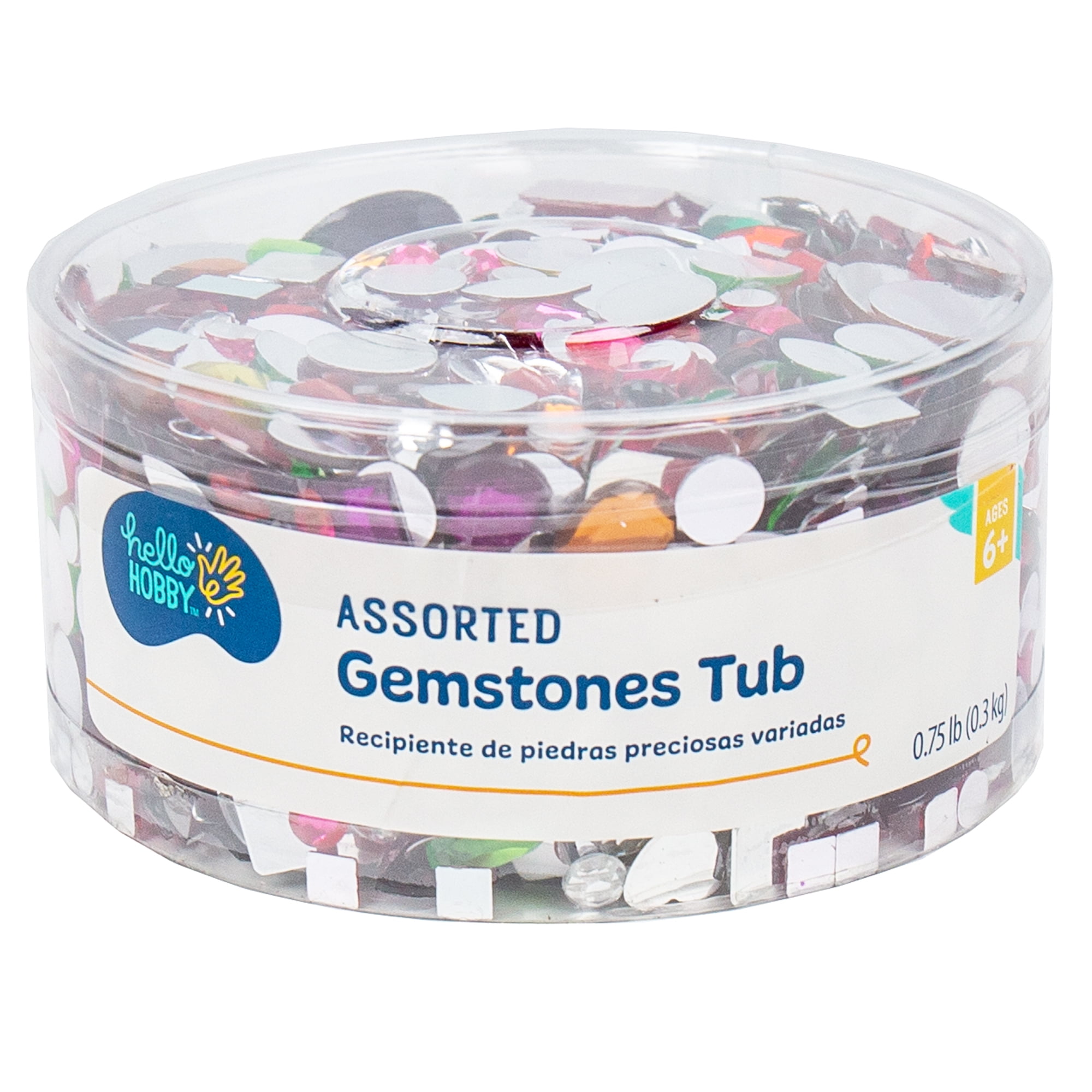 Hello Hobby Assorted Gemstones Tub