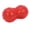 Red, variant on BIMZUC PVC Peanut Spiky Massage Ball Back Foot Massager Ball Fitness Muscle Massaging Roller for Plantar Fasciitis Therapy, 5.5 inches / 14 cm, Green