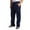 Navy, variant on Men's Athletic Running Pants with Secure Lace-Up Design and Roomy Wide Leg Comfortable Fit for Pants Mens Fashion Joggers Sports Pants Trousers Mens Long Pants